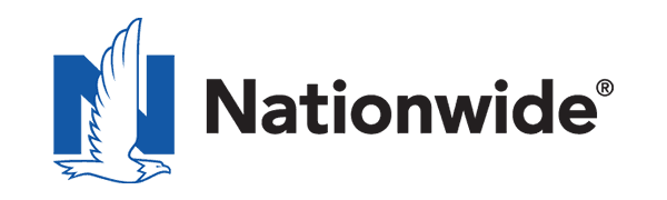 A blue "N" with a white eagle in front, next to the word "Nationwide" in black text.