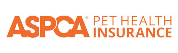 ASPCA Pet Health Insurance logo in orange text.